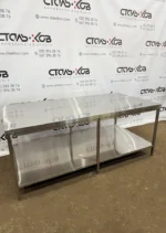 Стол производственный островной с полкой