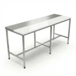 Стіл виробничий для обробки м’ясної продукції з PE-плитою
