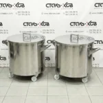Бак для сбора отходов (на колесах с крышкой)